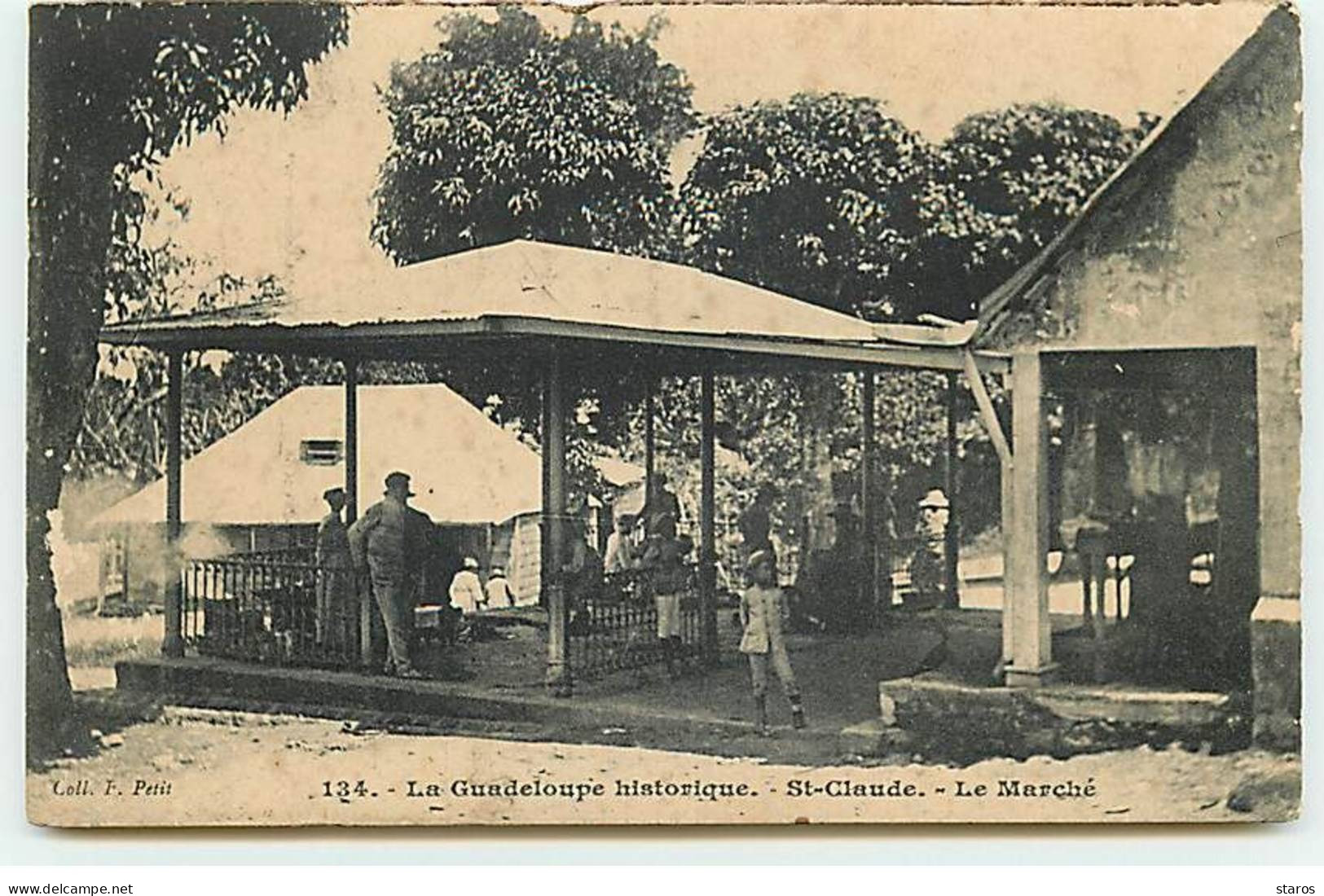 La Guadeloupe Historique - SAINT-CLAUDE - Le Marché - Andere & Zonder Classificatie