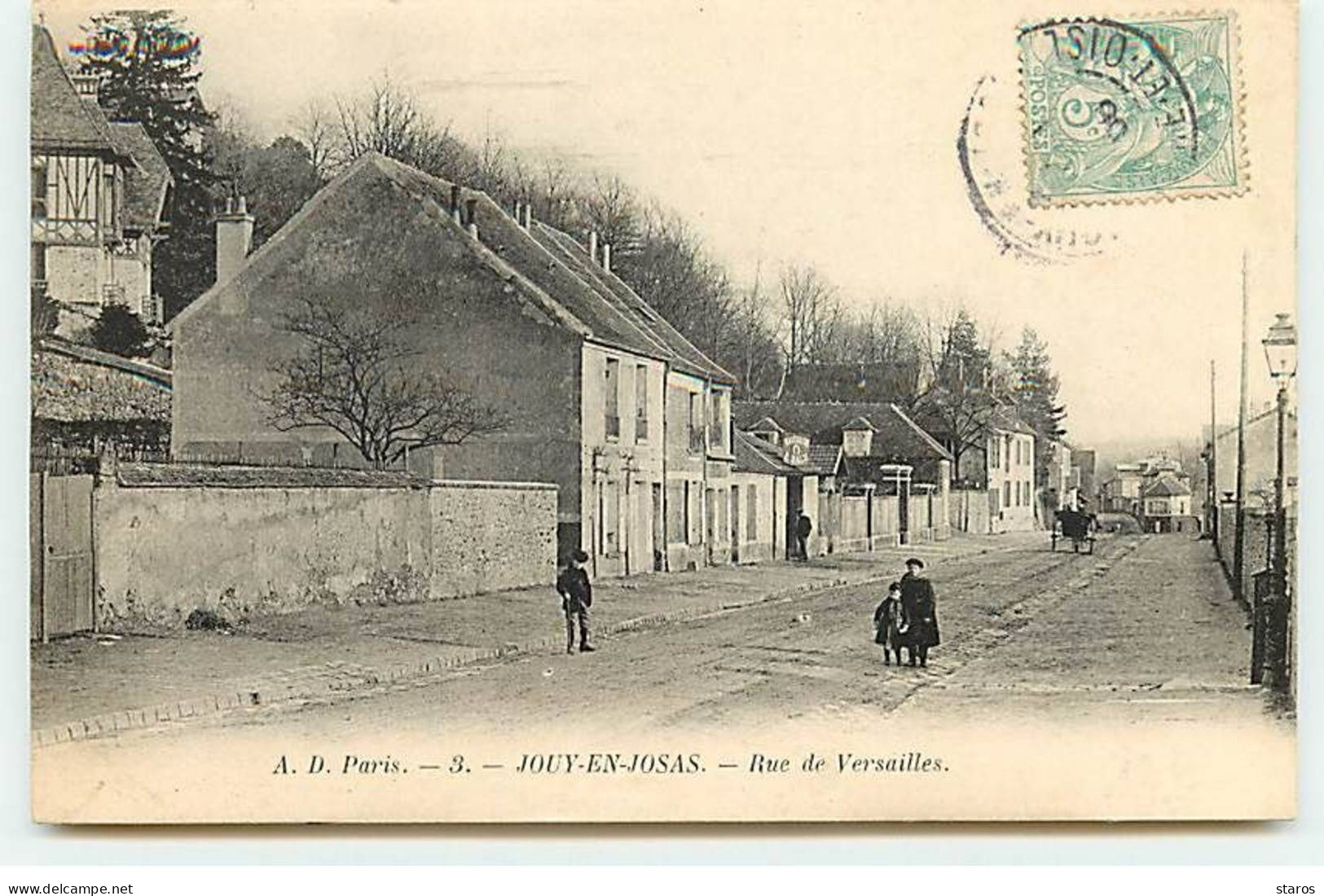 JOUY-EN-JOSAS - Rue De Versailles - AD Paris N°3 - Jouy En Josas