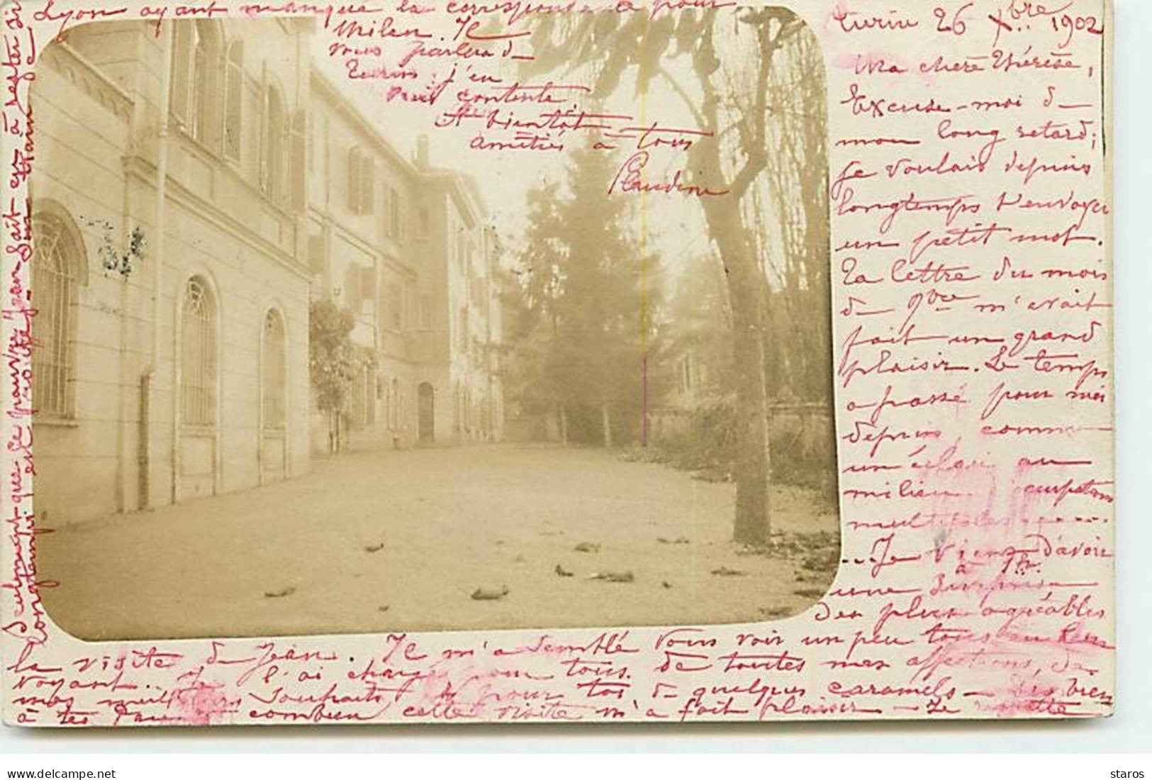 Italie - RPPC - TURIN - Maisons - Other & Unclassified