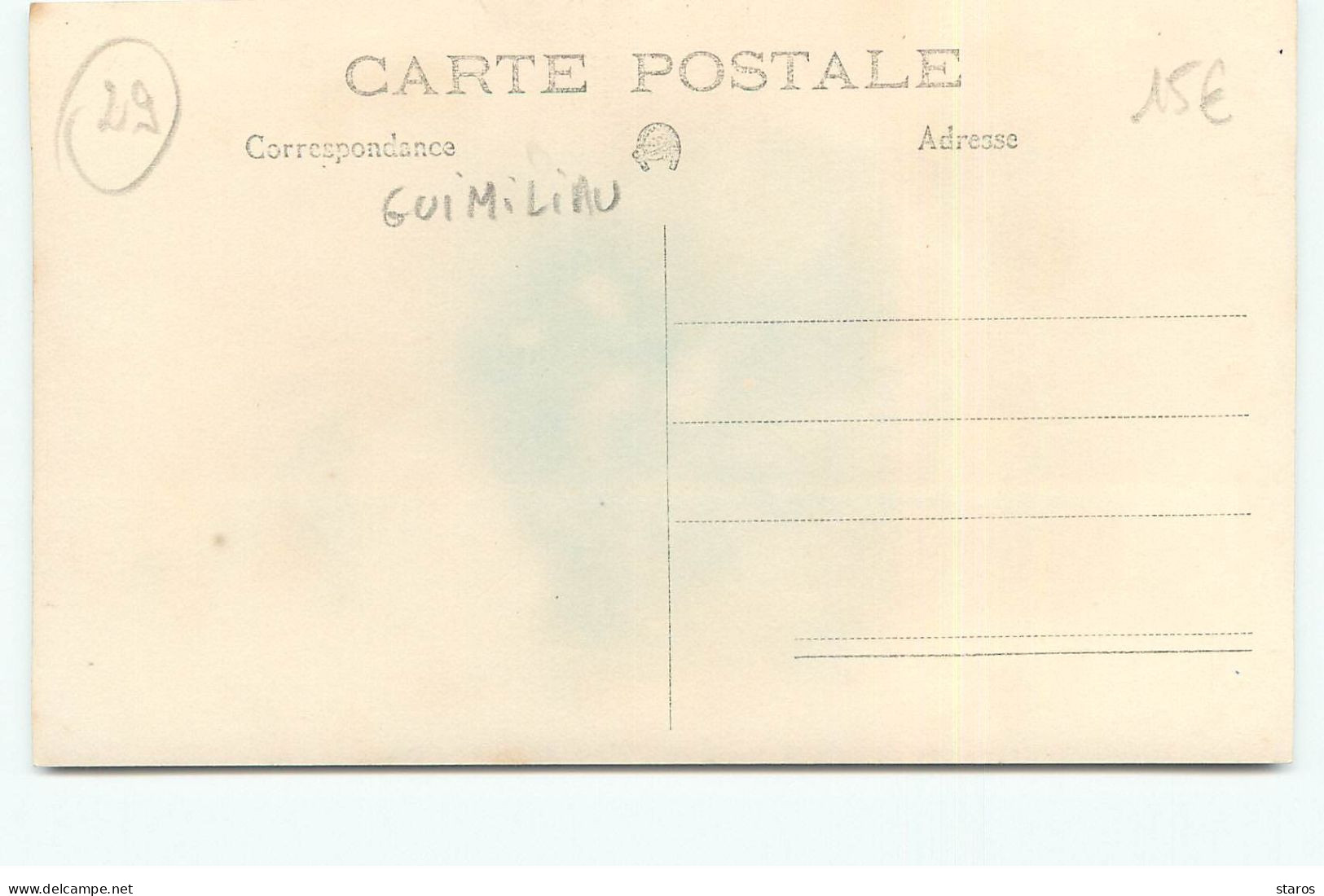 Carte Photo - GUIMILIAU - Le Calvaire Août 1930 - Guimiliau