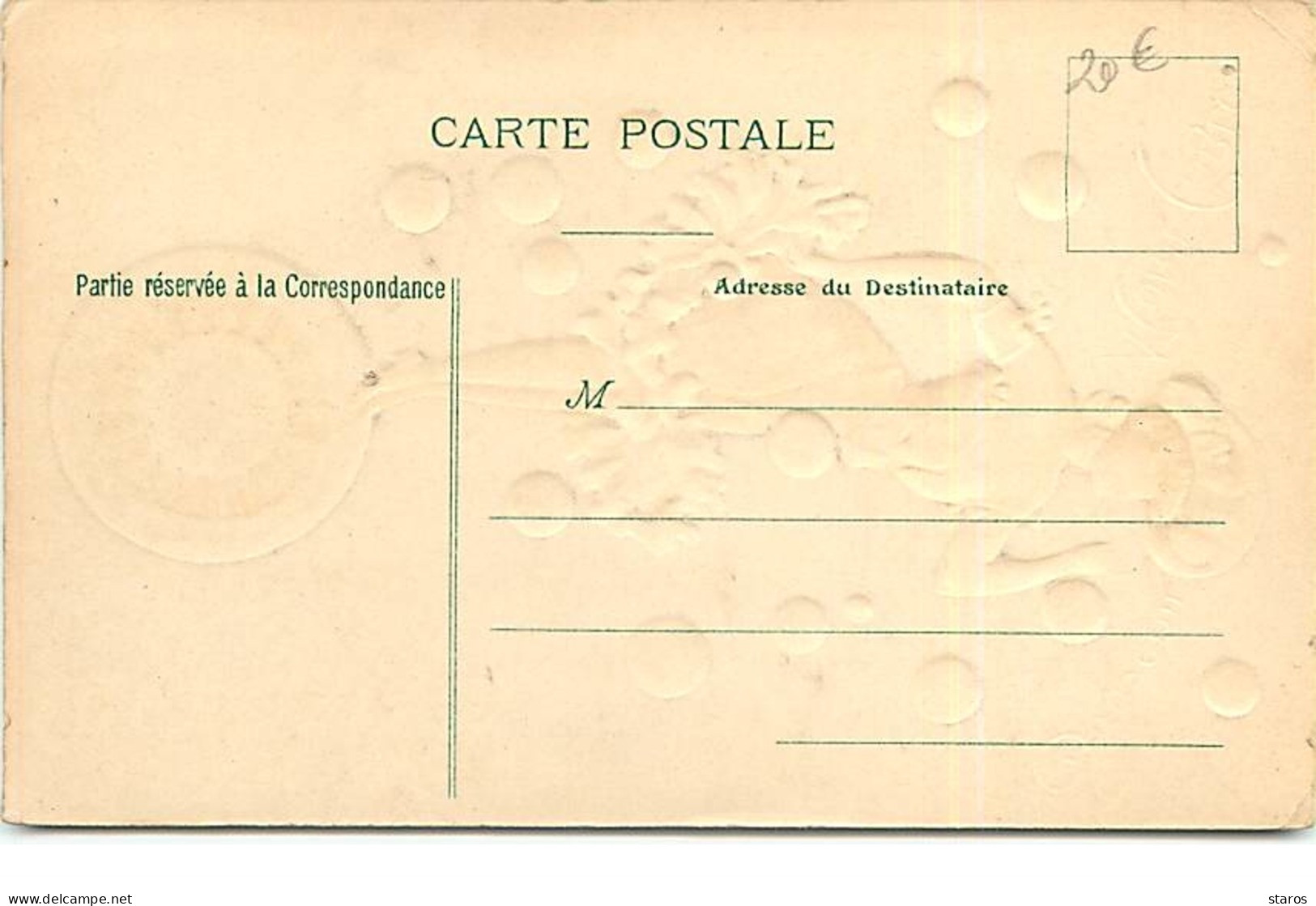 Carte Gaufrée - Souvenir De MONTE-CARLO - Jeune Femme Légèrement Vêtue Faisant Des Bulles - Monte-Carlo