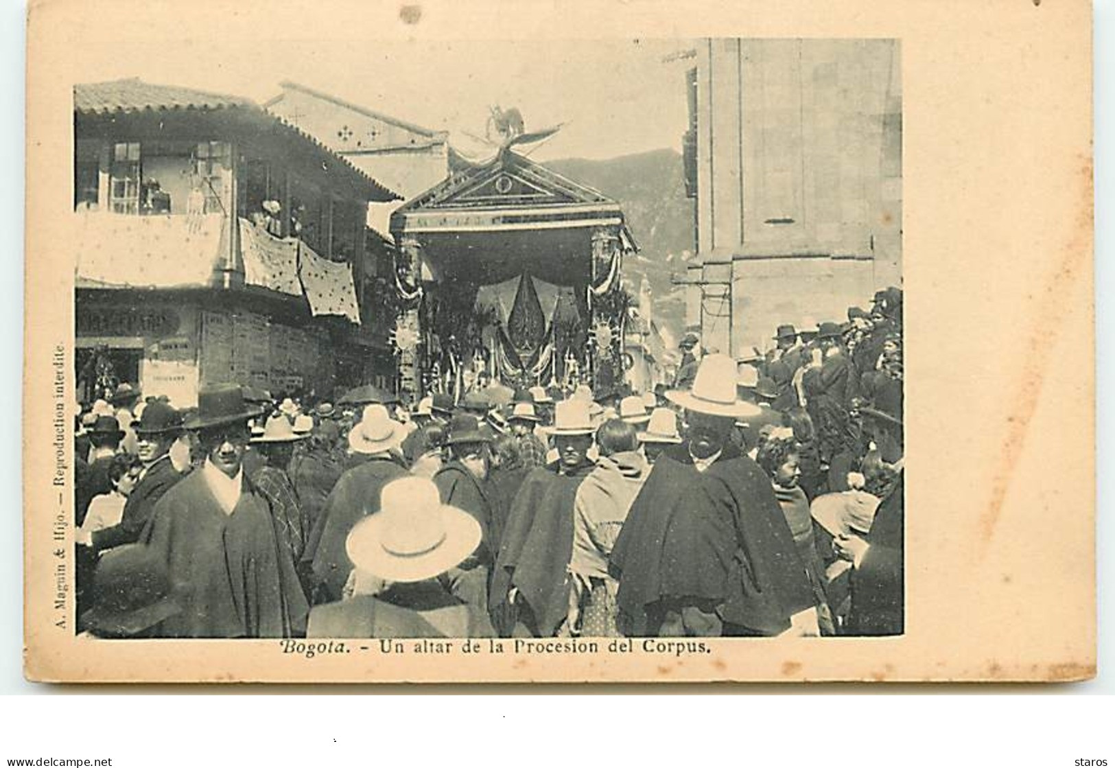 BOGOTA - Un Altar De La Procession Del Corpus - Colombia