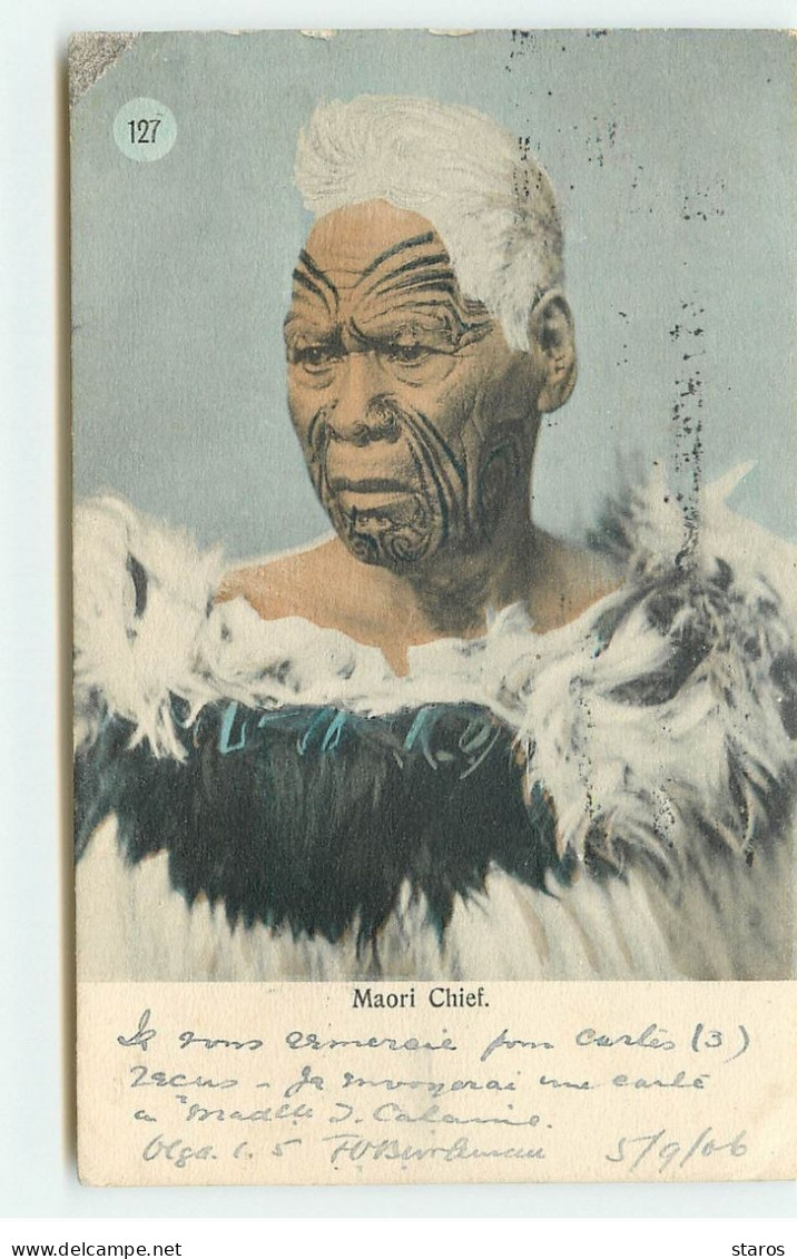 Nouvelle-Zélande - Maori Chief - Tatouages - Nueva Zelanda