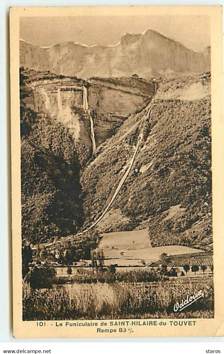 Le Funiculaire De SAINT-HILAIRE-DU-TOUVET - Rampe 83 % - Saint-Hilaire-du-Touvet