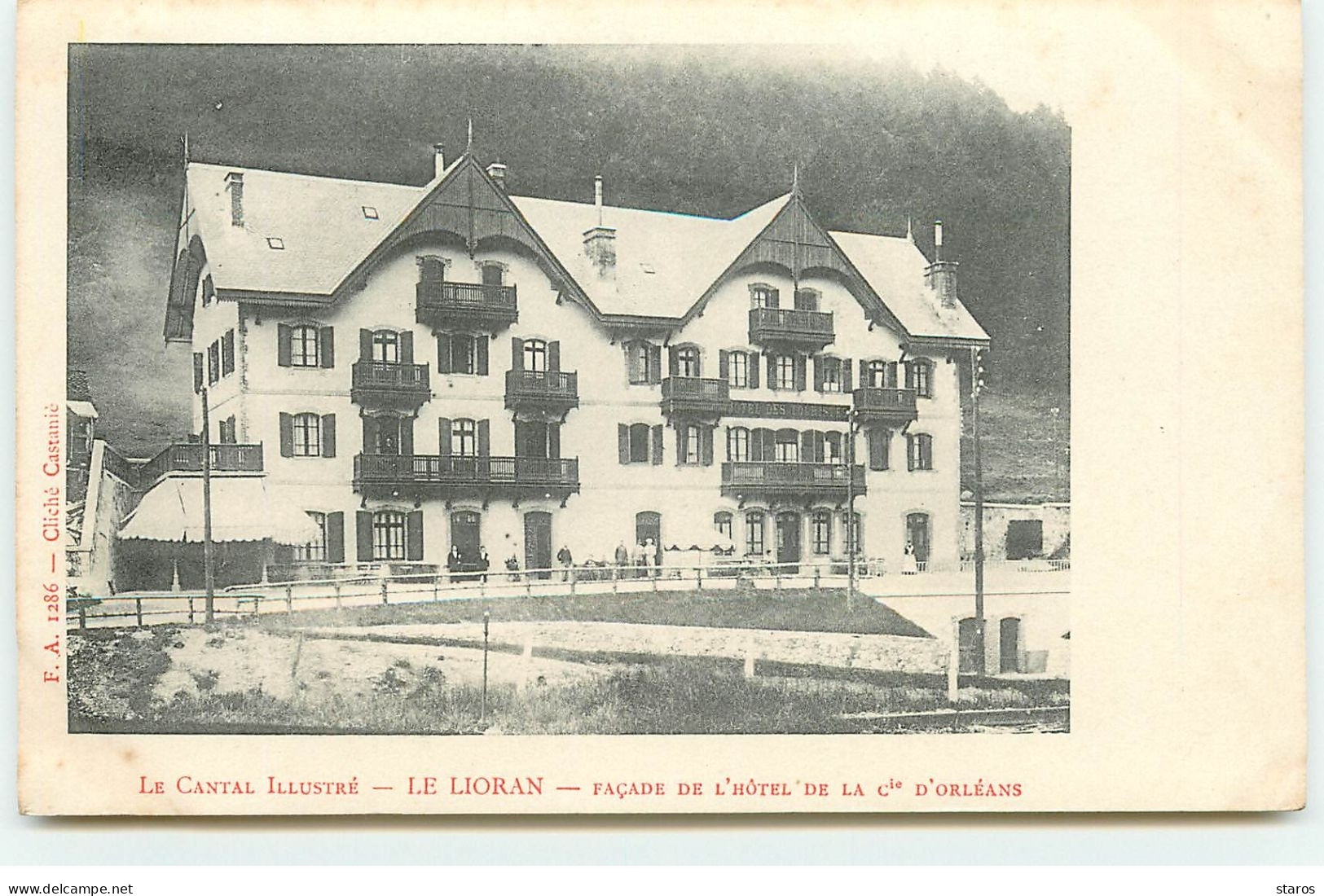 Le Cantal Illustré - LE LIORAN - Façade De L'Hôtel De La Cie D'Orléans - Other & Unclassified