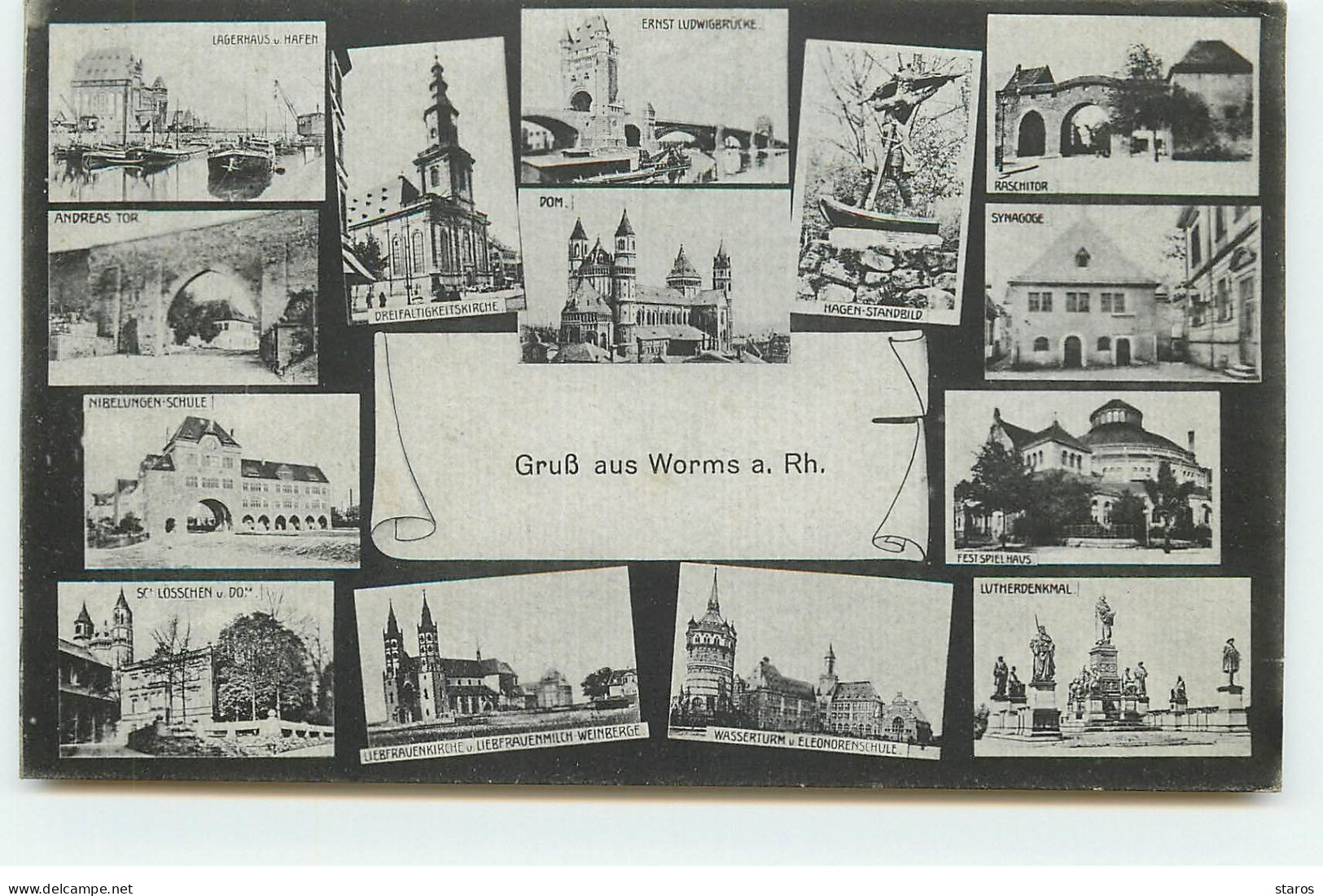 Gruss Aus WORMS A Rh. - Multi-Vues - Synagogue - Worms