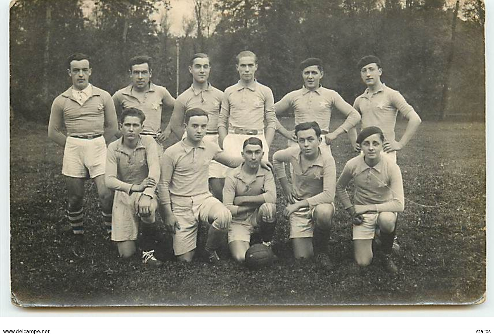 Carte Photo - Equipe De Football - Football