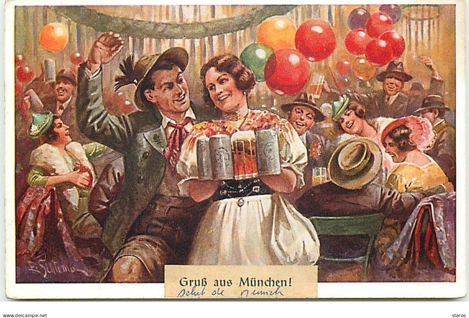 Allemagne - Gruss Aus MÜNCHEN - N°28 - Bière - Muenchen