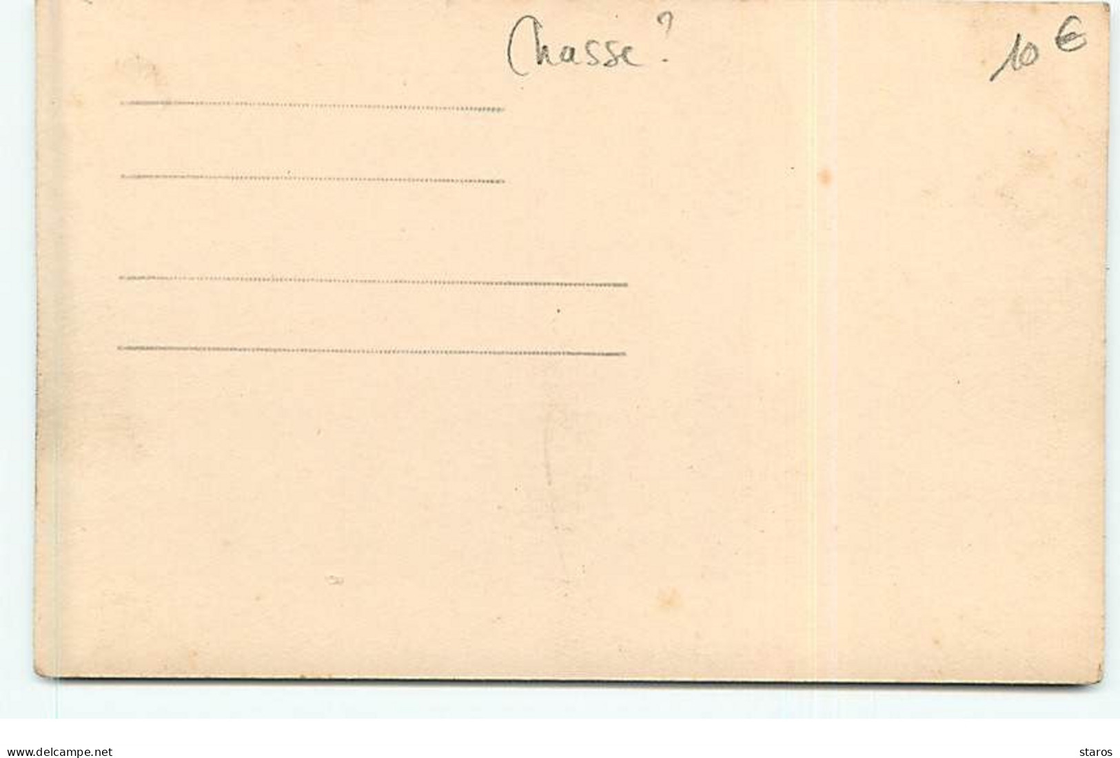 Carte Photo - Chasse ??? - Abris Pour Des Chasseurs - Hunting