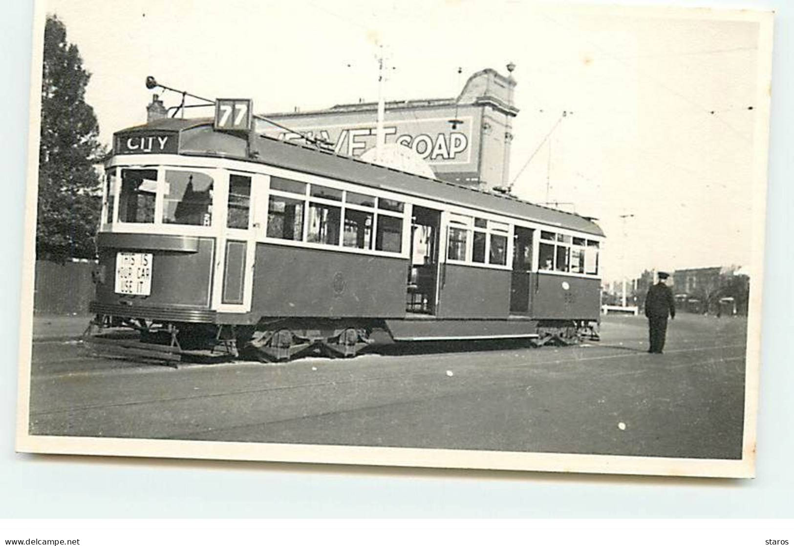 Australie - MELBOURNE - Tramway N°77 At Prahram Terminus - L.M. Wood Photo - Melbourne