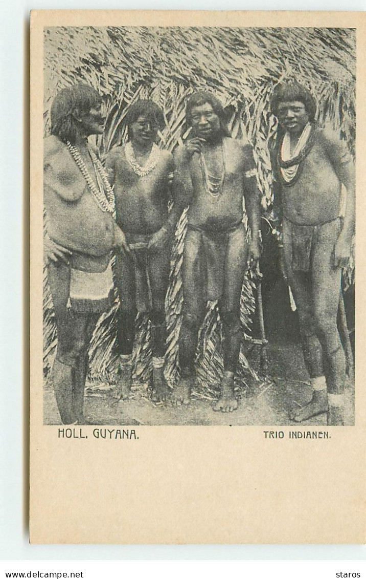 SURINAME - HOLL. GUYANA - Trio Indianen - Suriname