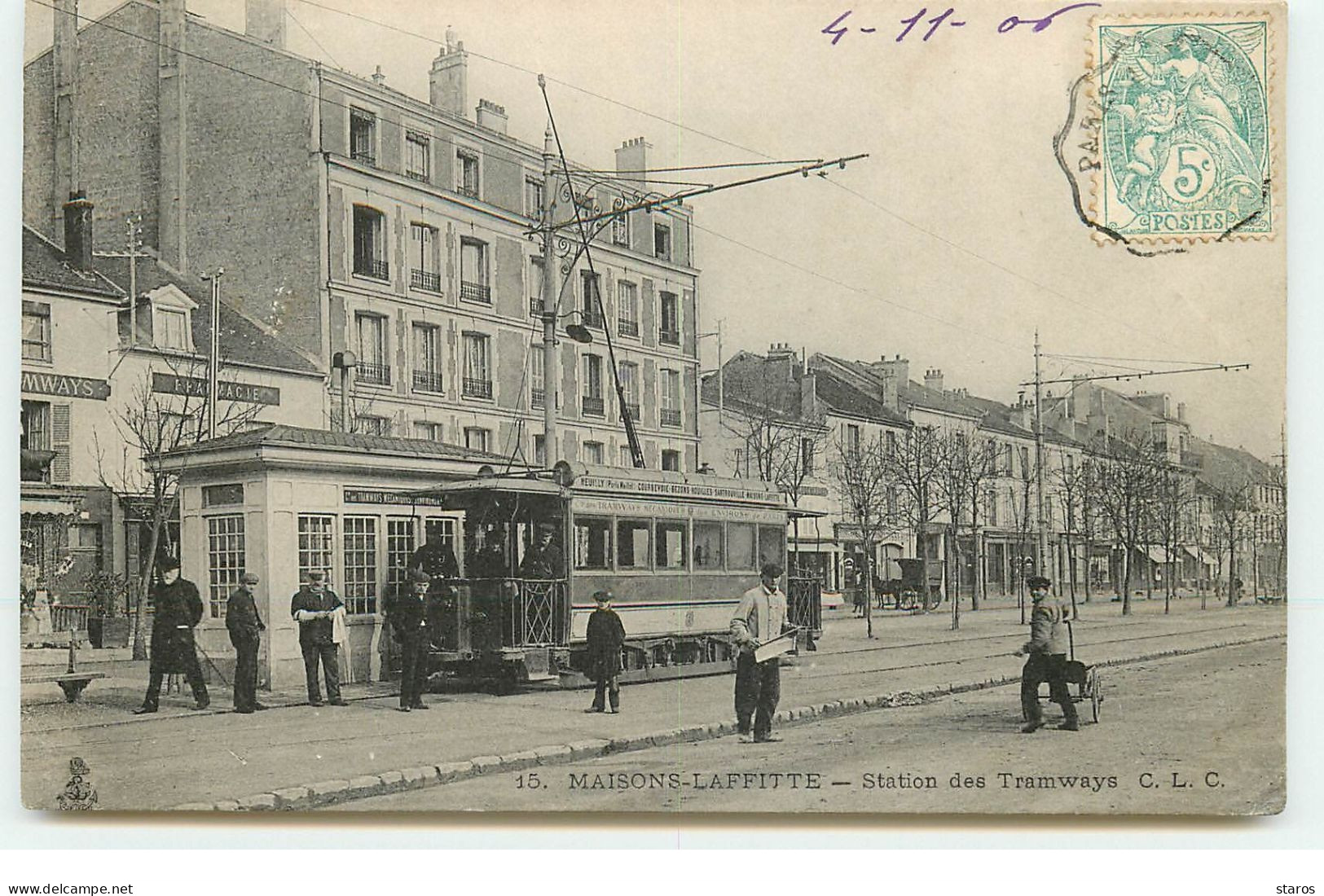 MAISONS-LAFFITTE - Station Des Tramways - CLC N°15 - Maisons-Laffitte