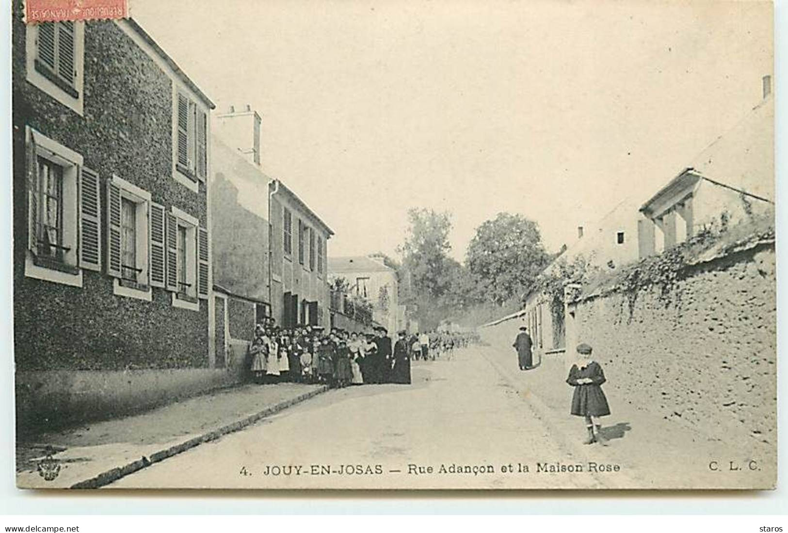 JOUY-EN-JOSAS - Rue Adançon Et La Maison Rose - CLC N°4 - Jouy En Josas