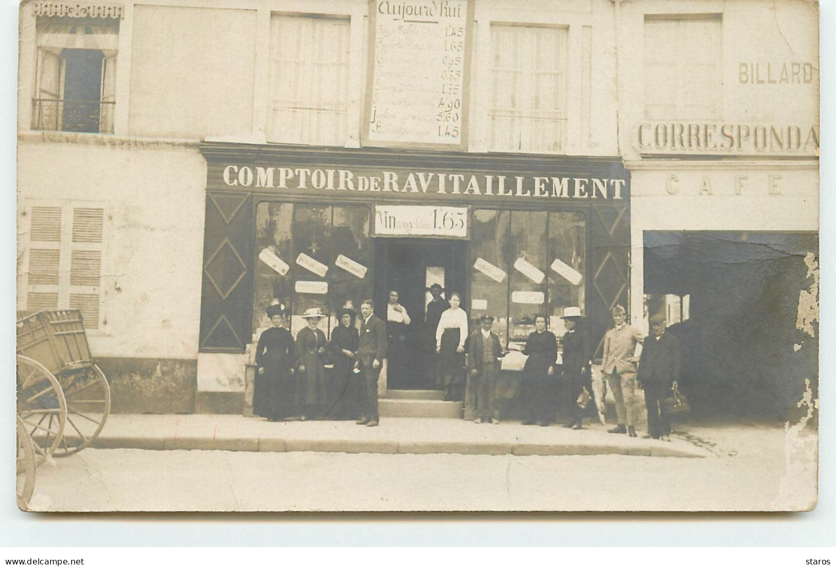 Carte Photo - MORTAGNE AU PERCHE - Comptoir De Ravitaillement - Mortagne Au Perche