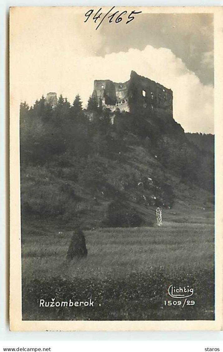 Slovaquie - RUZOMBEROK - Ruine - Slovaquie