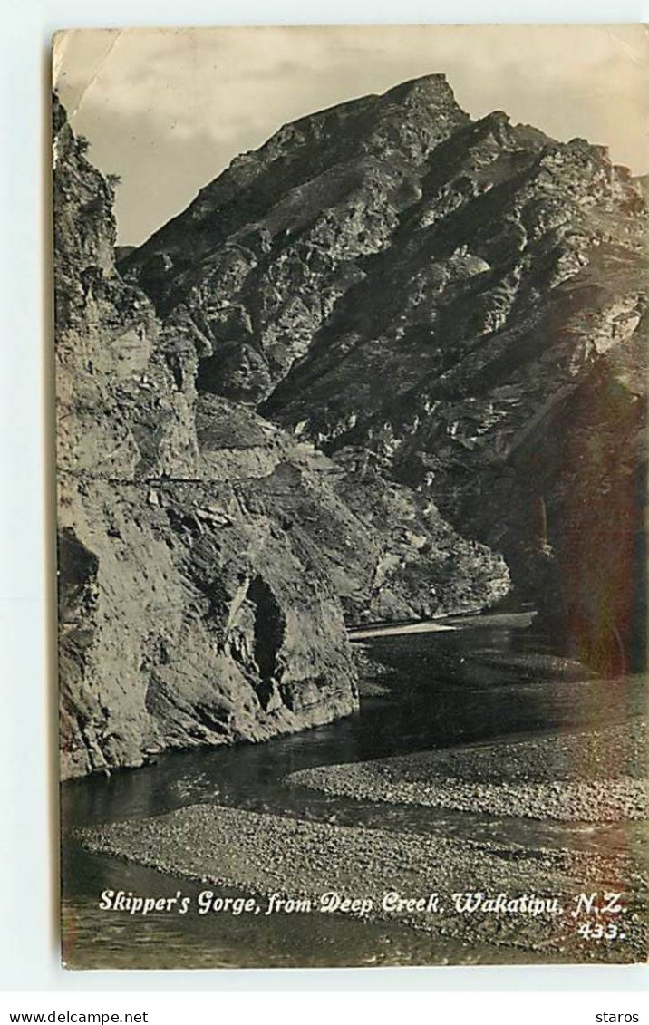 Nouvelle-Zélande - Skipper's Gorge, From Deep Creek - Wakatipu - New Zealand