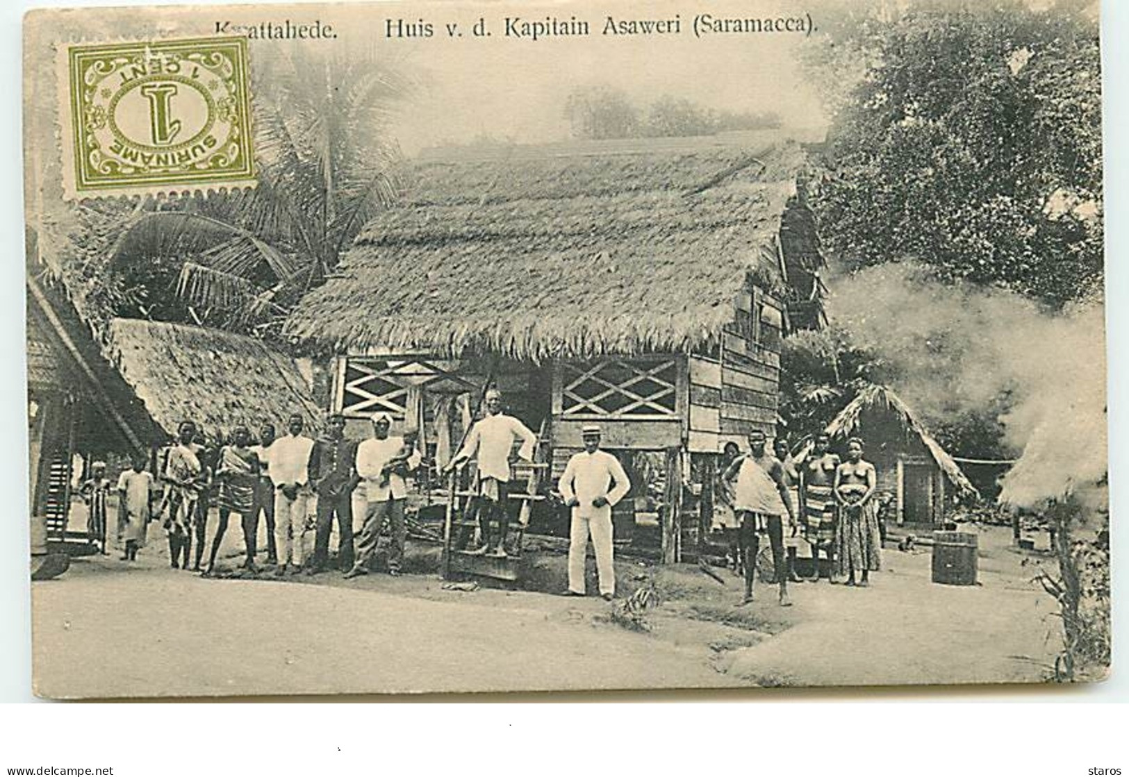 Huis V.d. Kapitain Asaweri (Saramacca) - Surinam