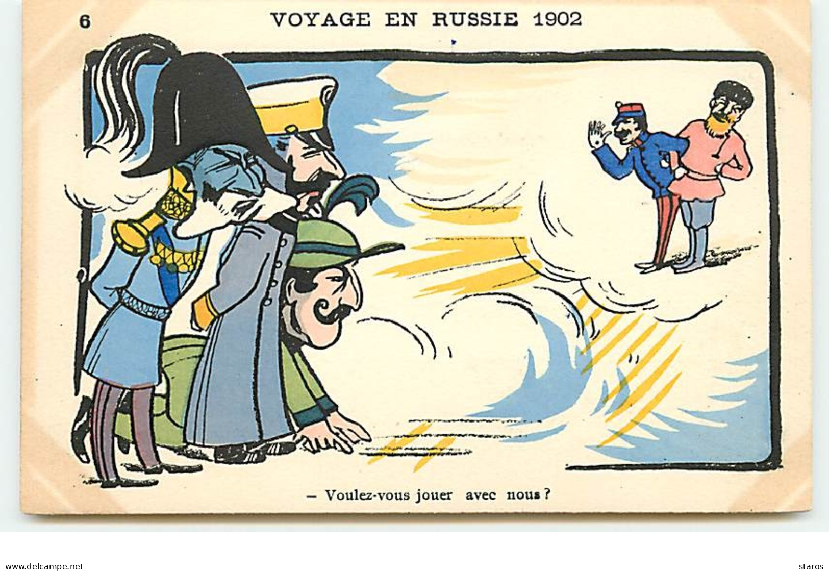 Emile Loubet - Voyage En Russie 1902 - Voulez-vous Jouer Avec Nous ? - Satirical