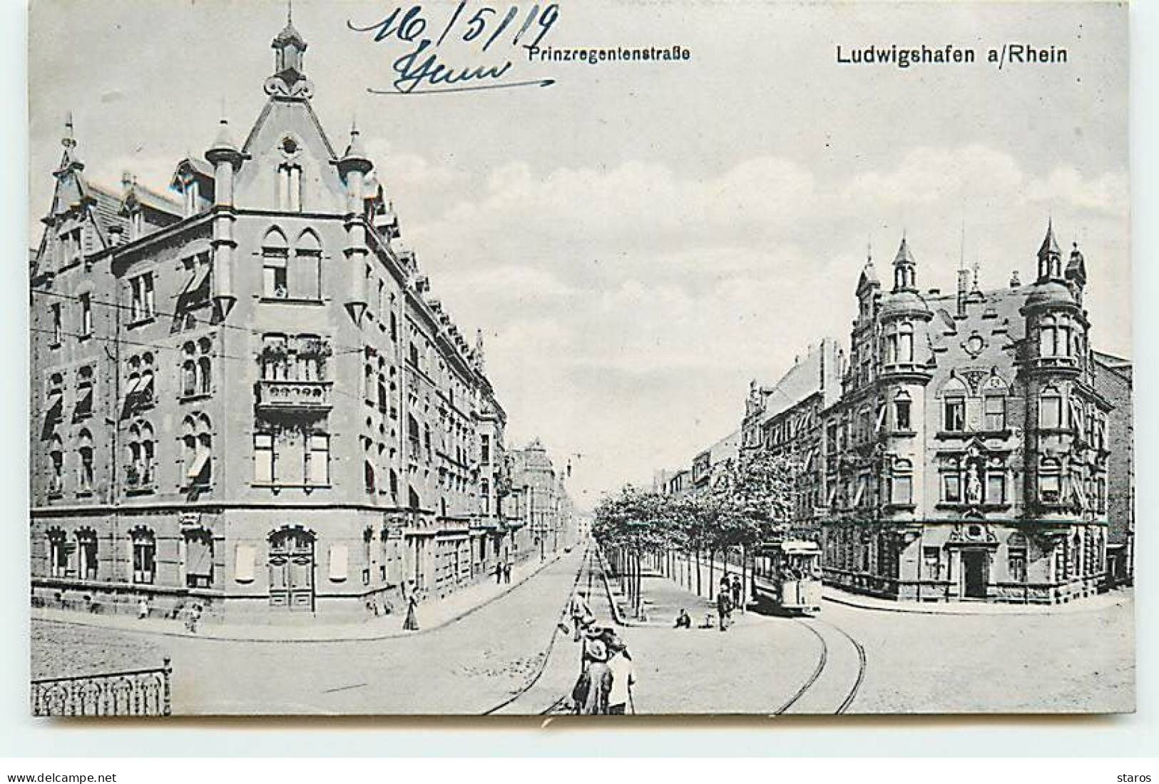 Allemagne - LUDWIGSHAFEN A Rhein - Prinzregentenstrasse - Tramway - Ludwigshafen