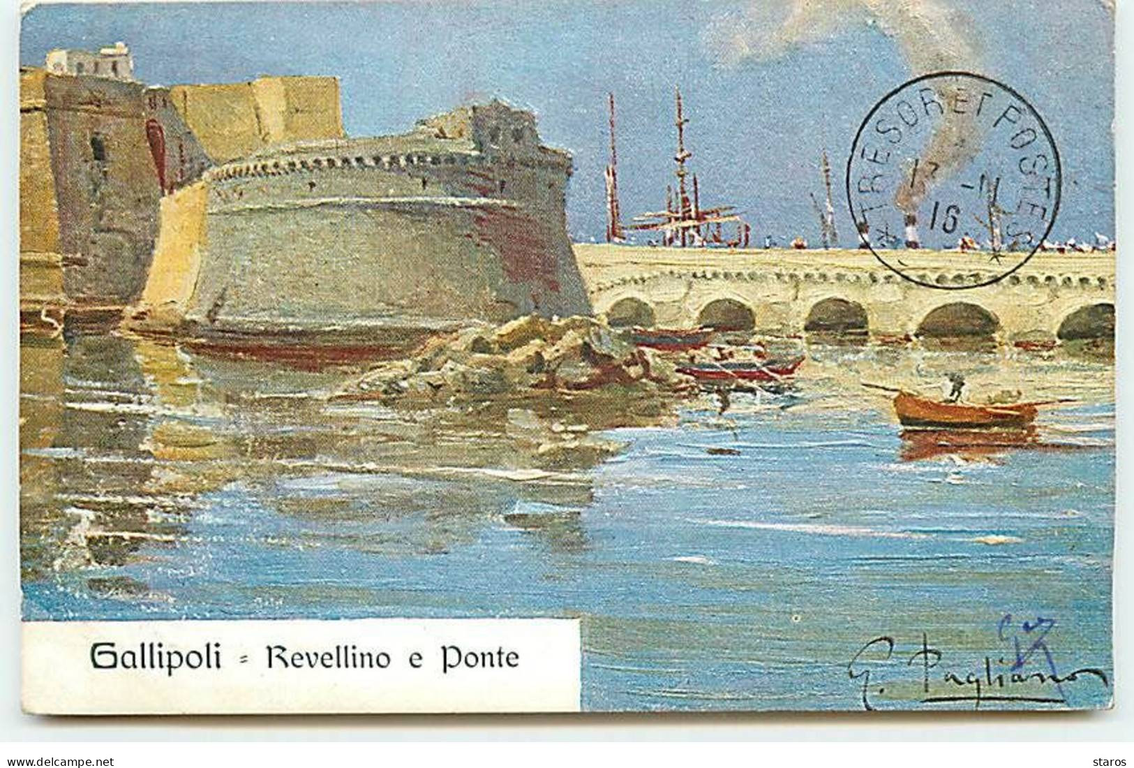 Italie - GALLIPOLI - G. Pagliano - Revellino E Ponte - Other & Unclassified