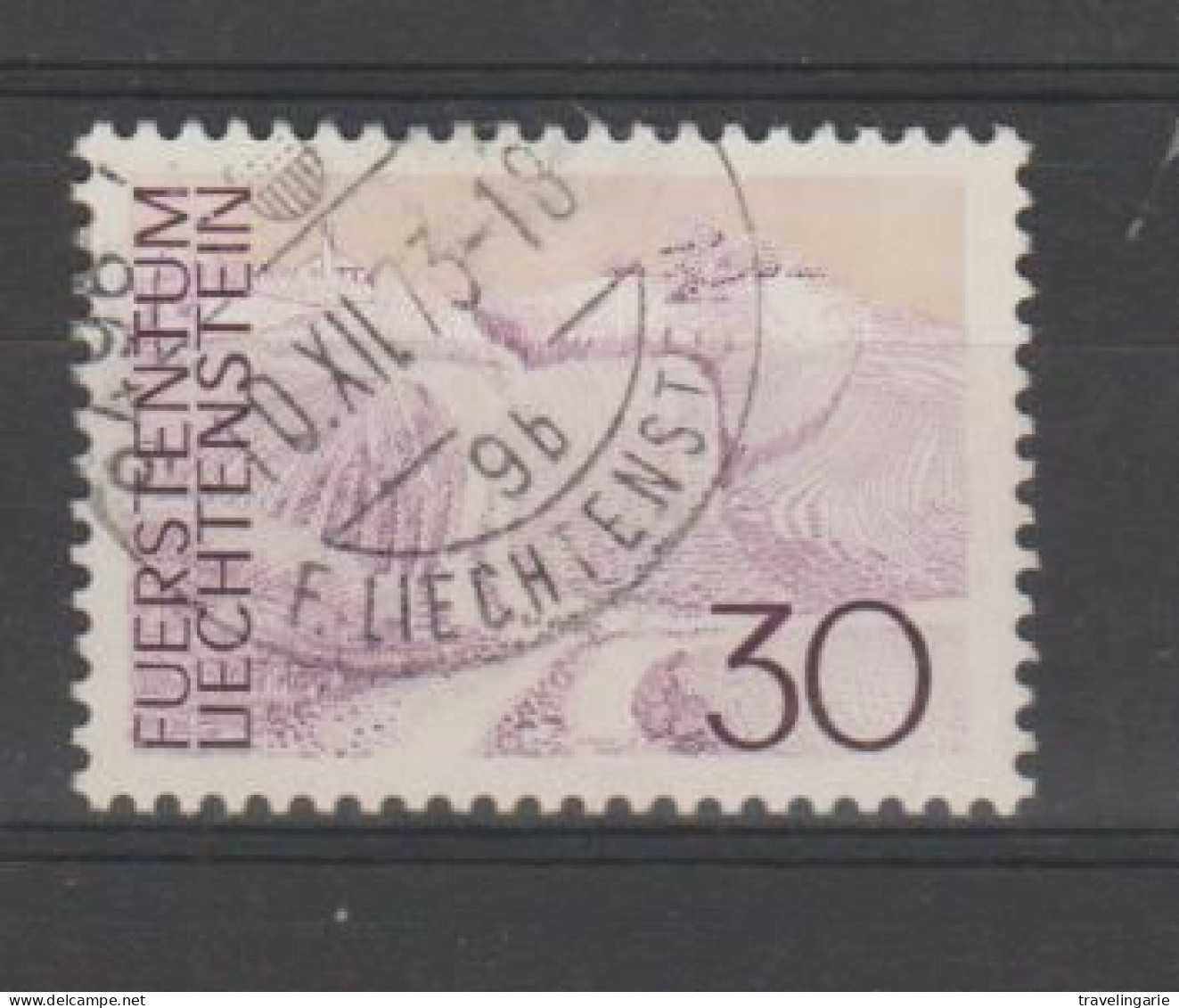 Liechtenstein 1972-73 Feld Schellenberg 30R ° Used - Gebraucht