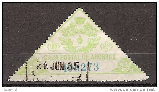 Caja Postal U 18 (o) Corona Mural - Revenue Stamps