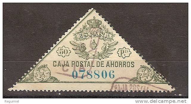 Caja Postal U 13 (o) Corona Real - Revenue Stamps