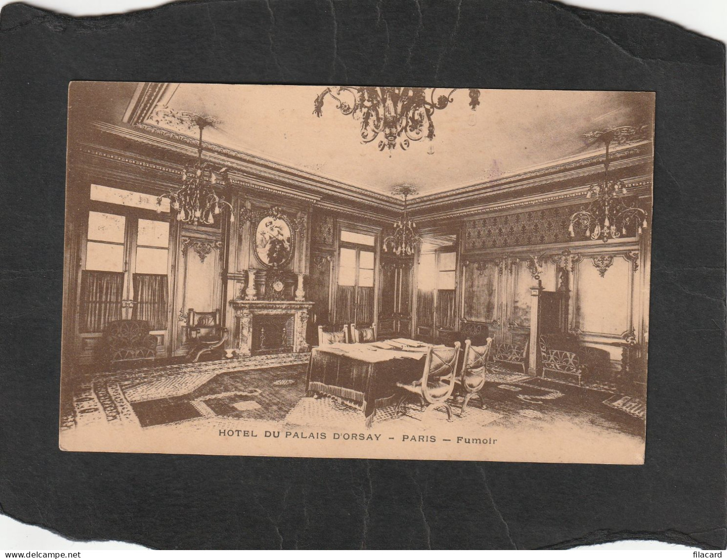 129070         Francia,     Hotel  Du  Palais  D"Orsay,   Paris,   Fumoir,   VGSB   1915 - Pubs, Hotels, Restaurants