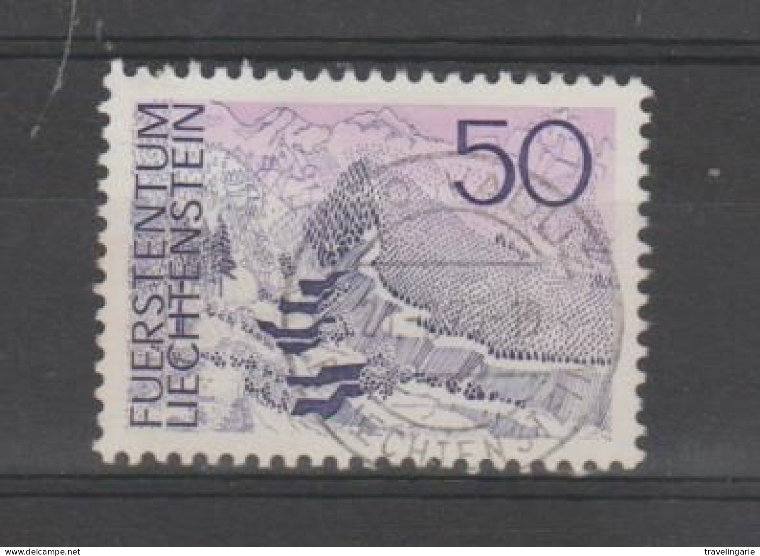 Liechtenstein 1972-73 Tidrüfe Vaduz 50R ° Used - Oblitérés