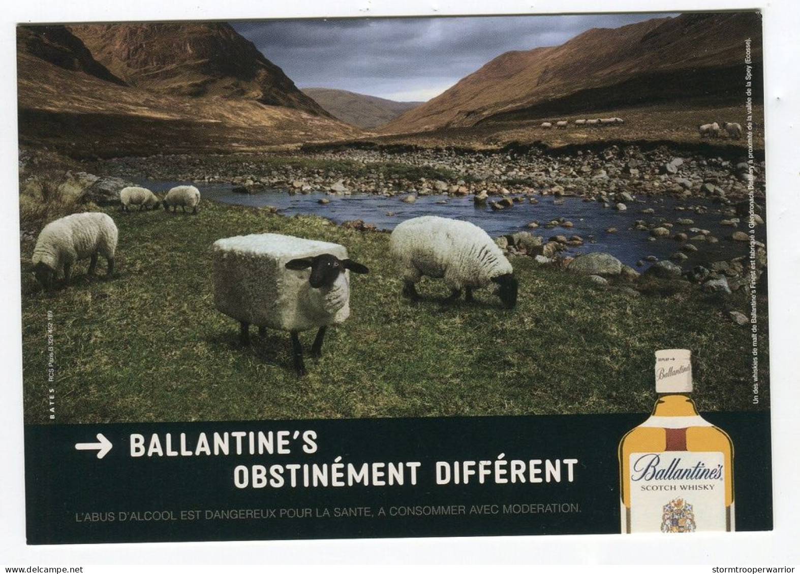 Boisson Alcool Ballantine's Obstinément Différent - Publicité