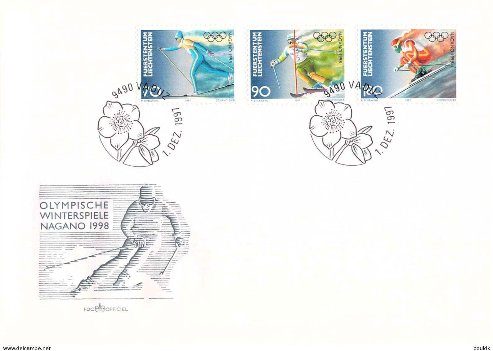 Olympic Games in Nagano 1998. 10 cards/covers. Postal weight approx 80 gramms. Please read Sales Conditions under Image