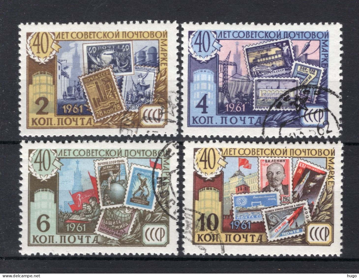 RUSLAND Yt. 2448/2451° Gestempeld 1961 - Used Stamps