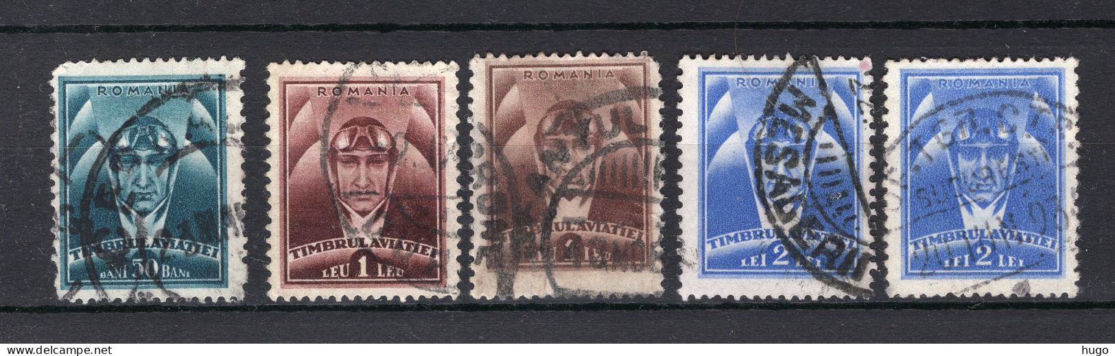 ROEMENIE Yt. PA19/21° Gestempeld Luchtpost 1932 - Used Stamps