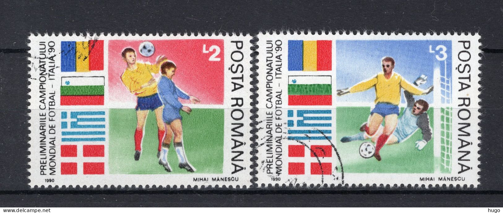 ROEMENIE Yt. 3880/3881° Gestempeld 1990 - Used Stamps