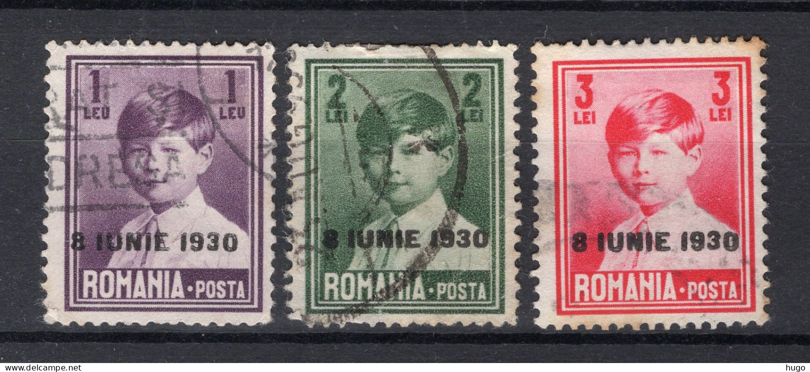 ROEMENIE Yt. 383/385° Gestempeld 1930 - Used Stamps