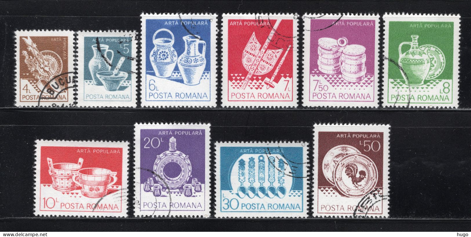 ROEMENIE Yt. 3424/3433° Gestempeld 1982 - Used Stamps