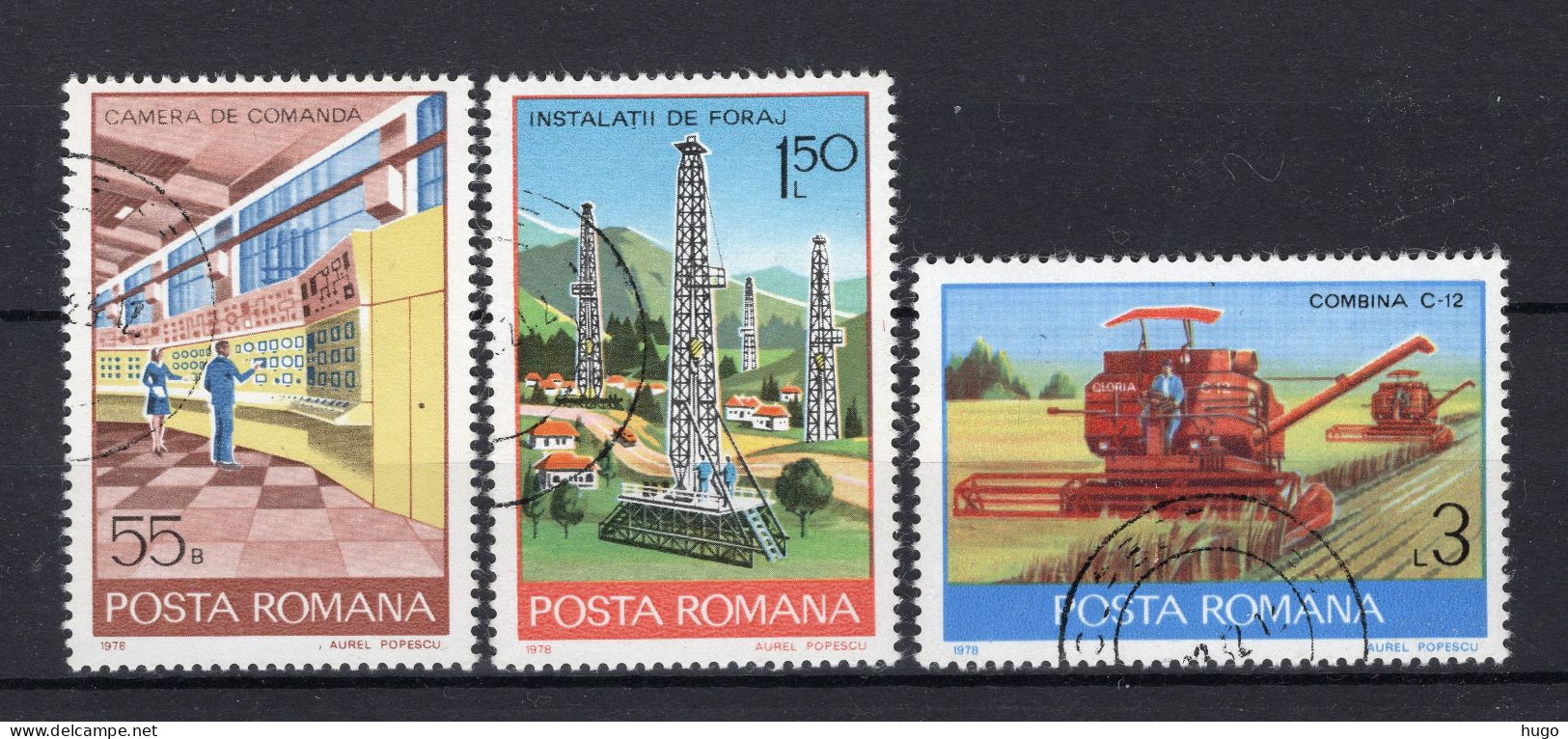 ROEMENIE Yt. 3117/3119° Gestempeld 1978 - Used Stamps