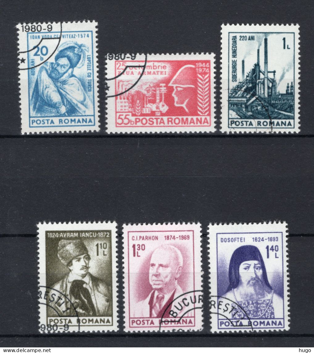 ROEMENIE Yt. 2855/2860° Gestempeld 1974 - Used Stamps