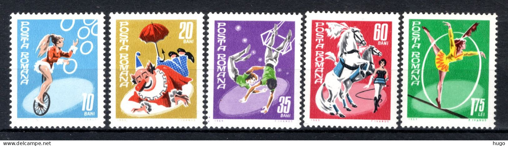 ROEMENIE Yt. 2480/2484 MNH 1969 - Neufs