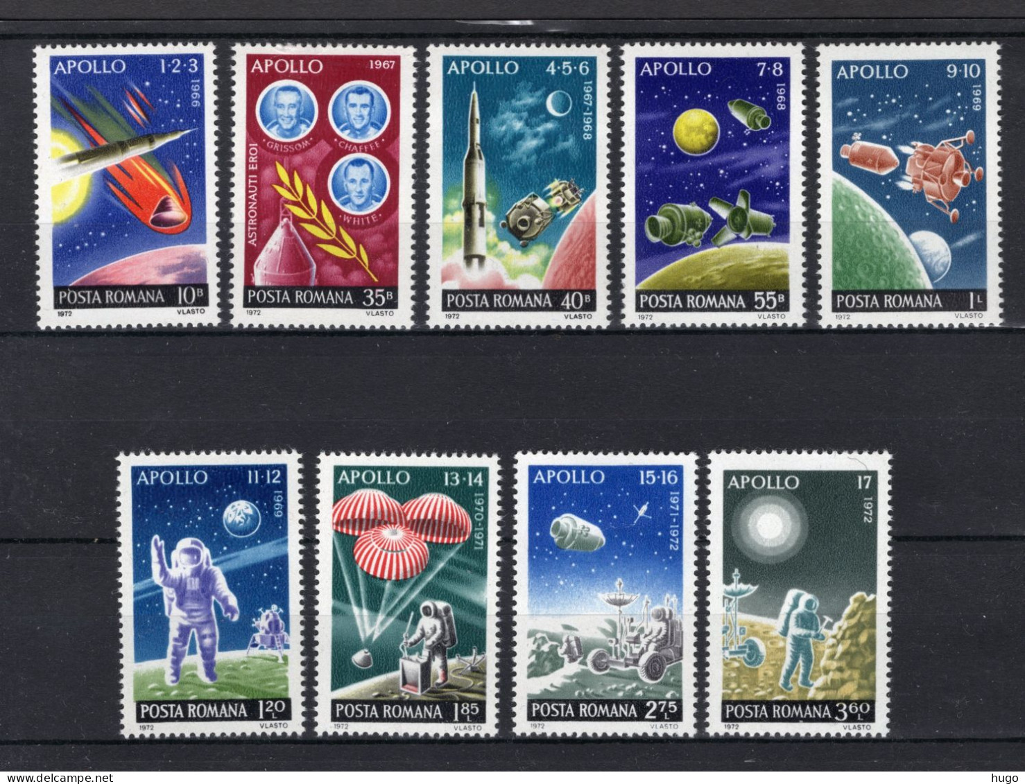 ROEMENIE Yt. 2729/2737 MH 1973 - Unused Stamps