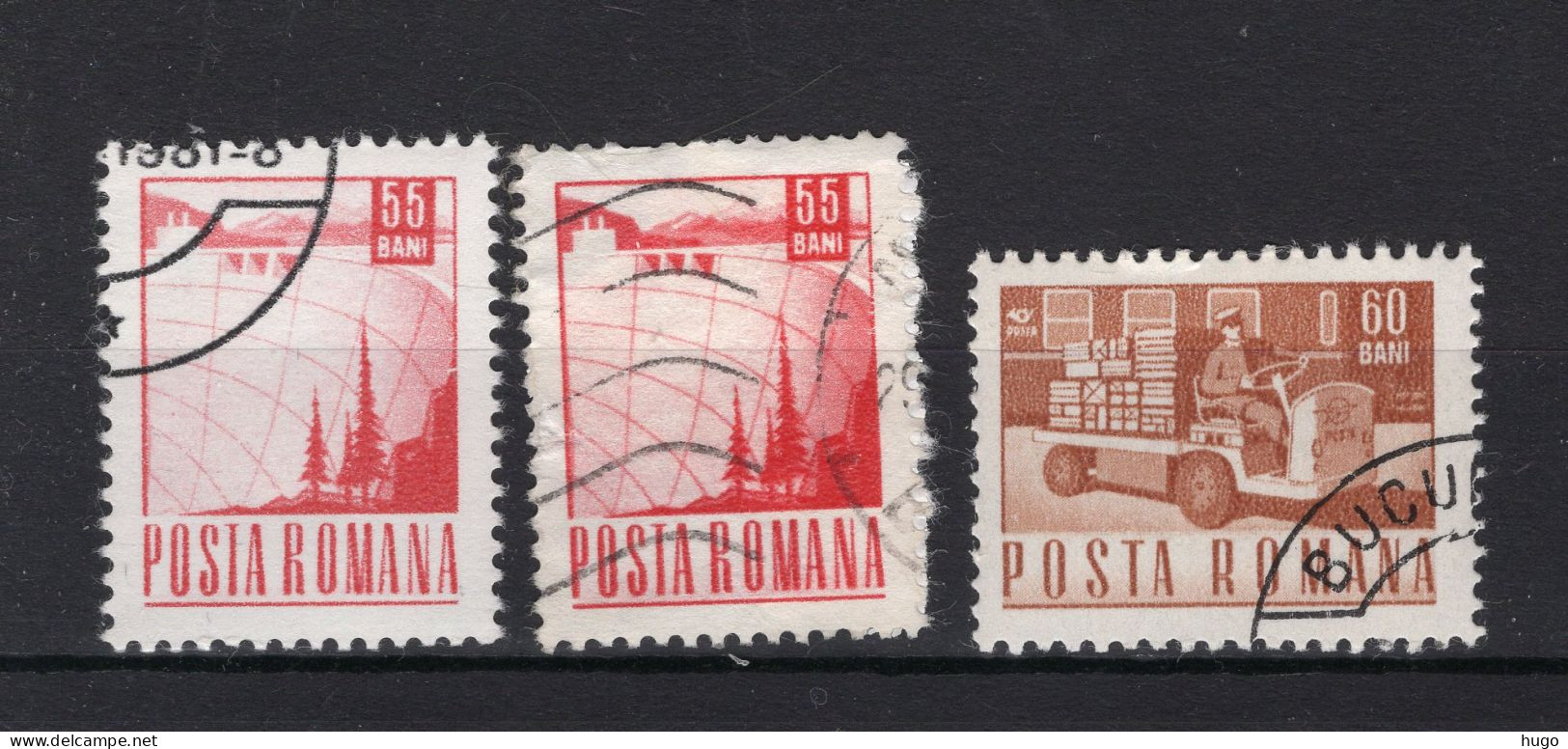 ROEMENIE Yt. 2351A/2352° Gestempeld 1967-1968 - Gebraucht