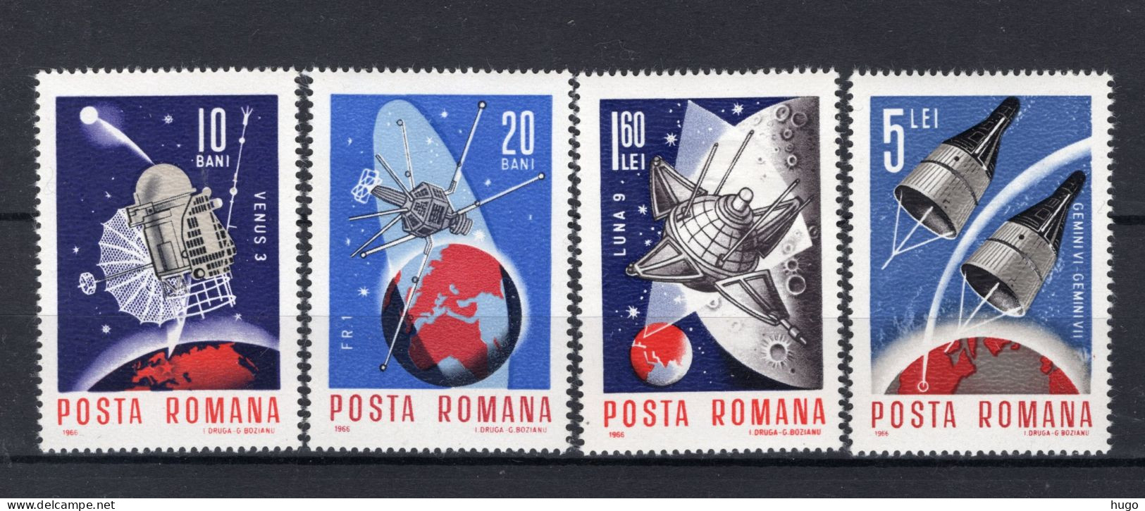 ROEMENIE Yt. 2206/2209 MH 1966 - Unused Stamps