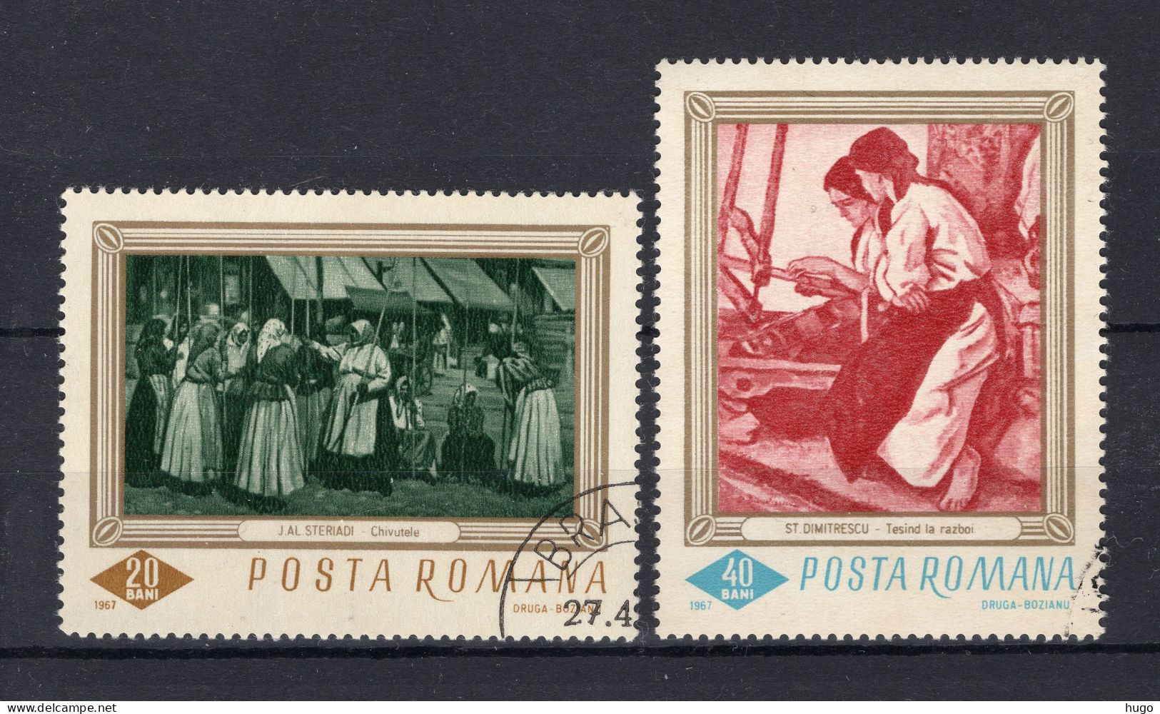 ROEMENIE Yt. 2287/2288° Gestempeld 1967 - Used Stamps