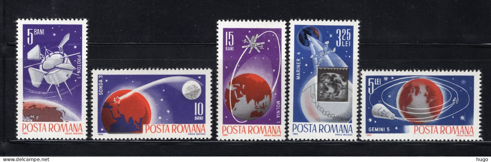 ROEMENIE Yt. 2180/2184 MH 1965 - Unused Stamps