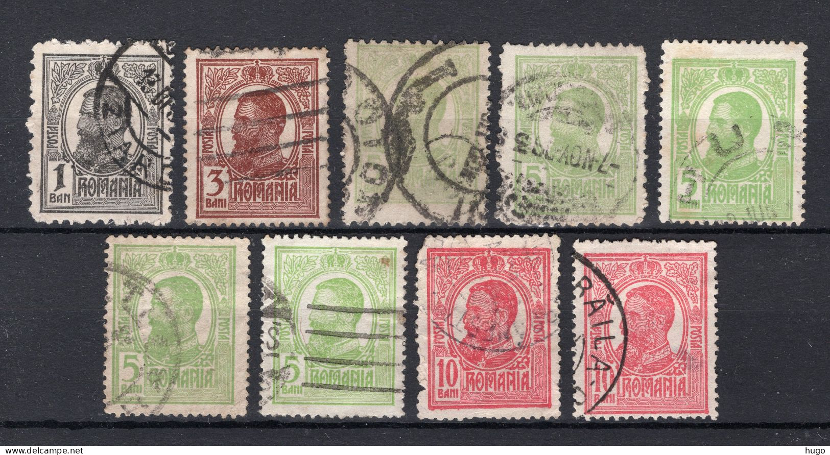 ROEMENIE Yt. 215/218° Gestempeld 1909-1914 - Used Stamps