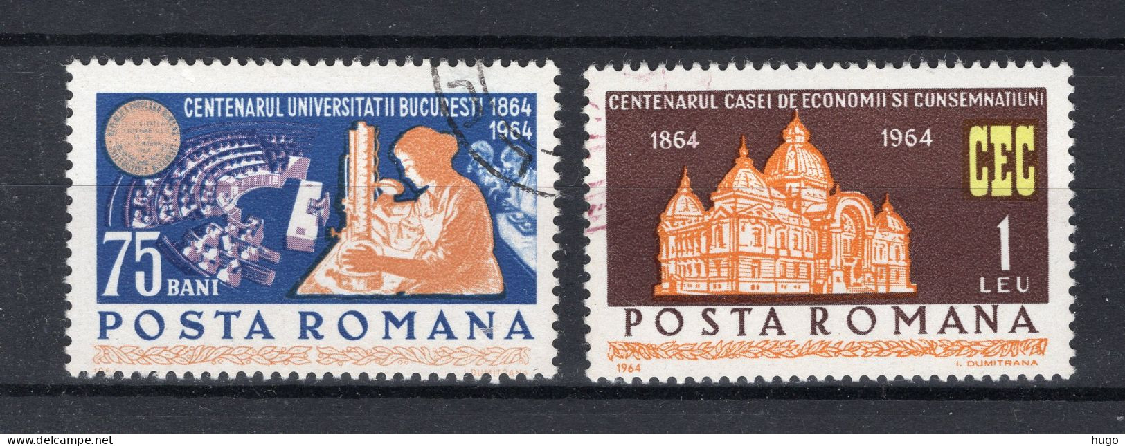 ROEMENIE Yt. 2065/2066° Gestempeld 1964 - Used Stamps
