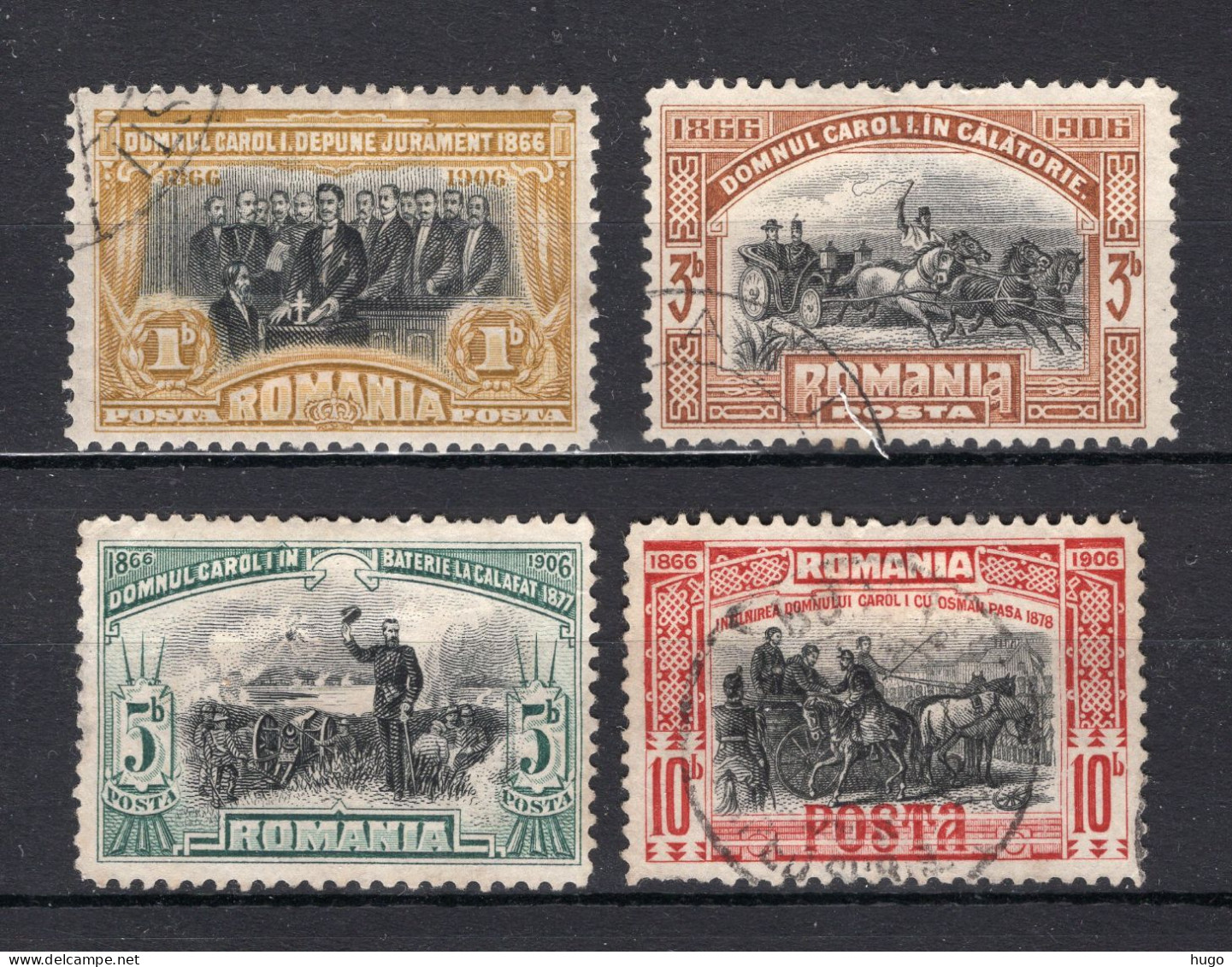 ROEMENIE Yt. 172/175° Gestempeld 1906 - Used Stamps