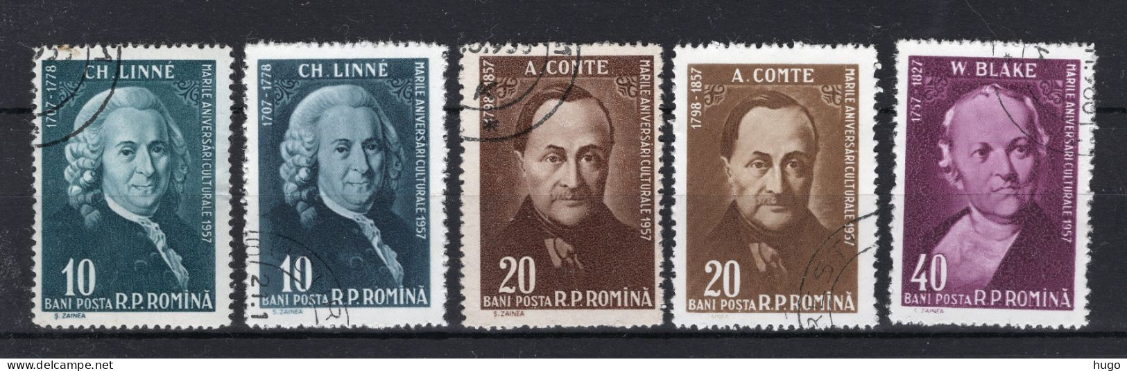 ROEMENIE Yt. 1573/1575° Gestempeld 1958 - Used Stamps