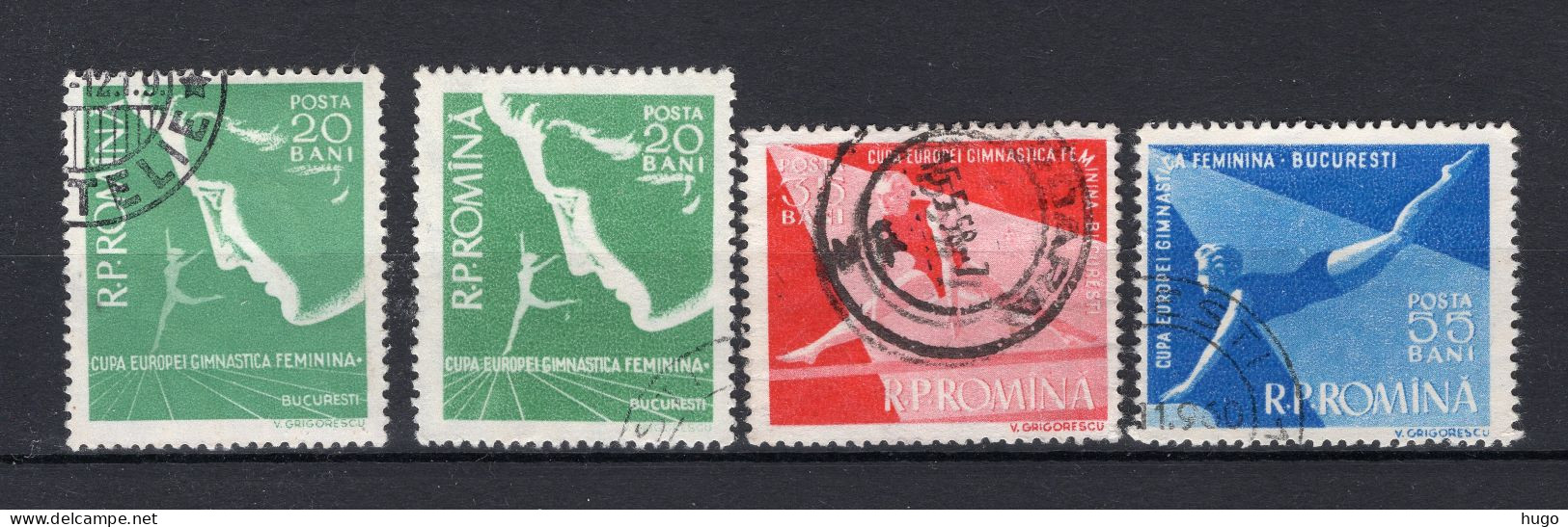 ROEMENIE Yt. 1511/1513° Gestempeld 1957 - Oblitérés