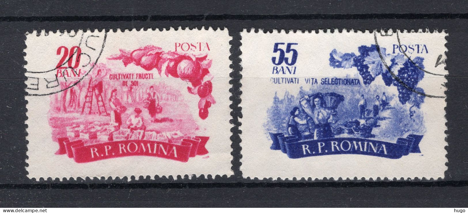 ROEMENIE Yt. 1415/1416° Gestempeld 1955 - Used Stamps
